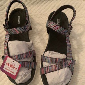 SKETCHERS ON THE GO SANDALS SIZE 10